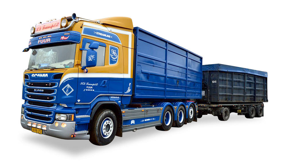 Scania R 2013 HL container trailer "Kurt Dahl"