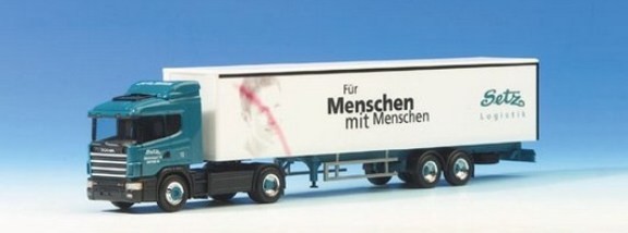 Scania 124 hl curtain plane saddle train 2a/2a