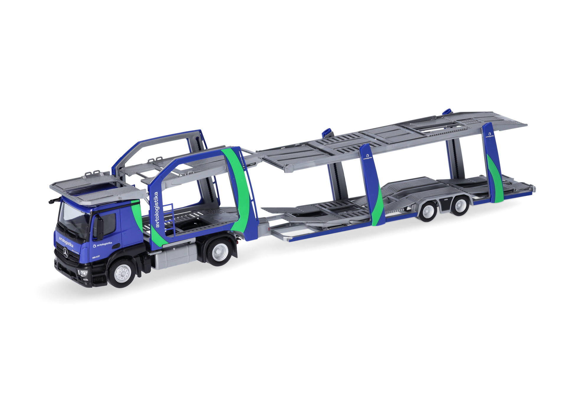 Mercedes-Benz Actros Classicspace car transporter trailer truck "Avto Logistika" (Lithuania)