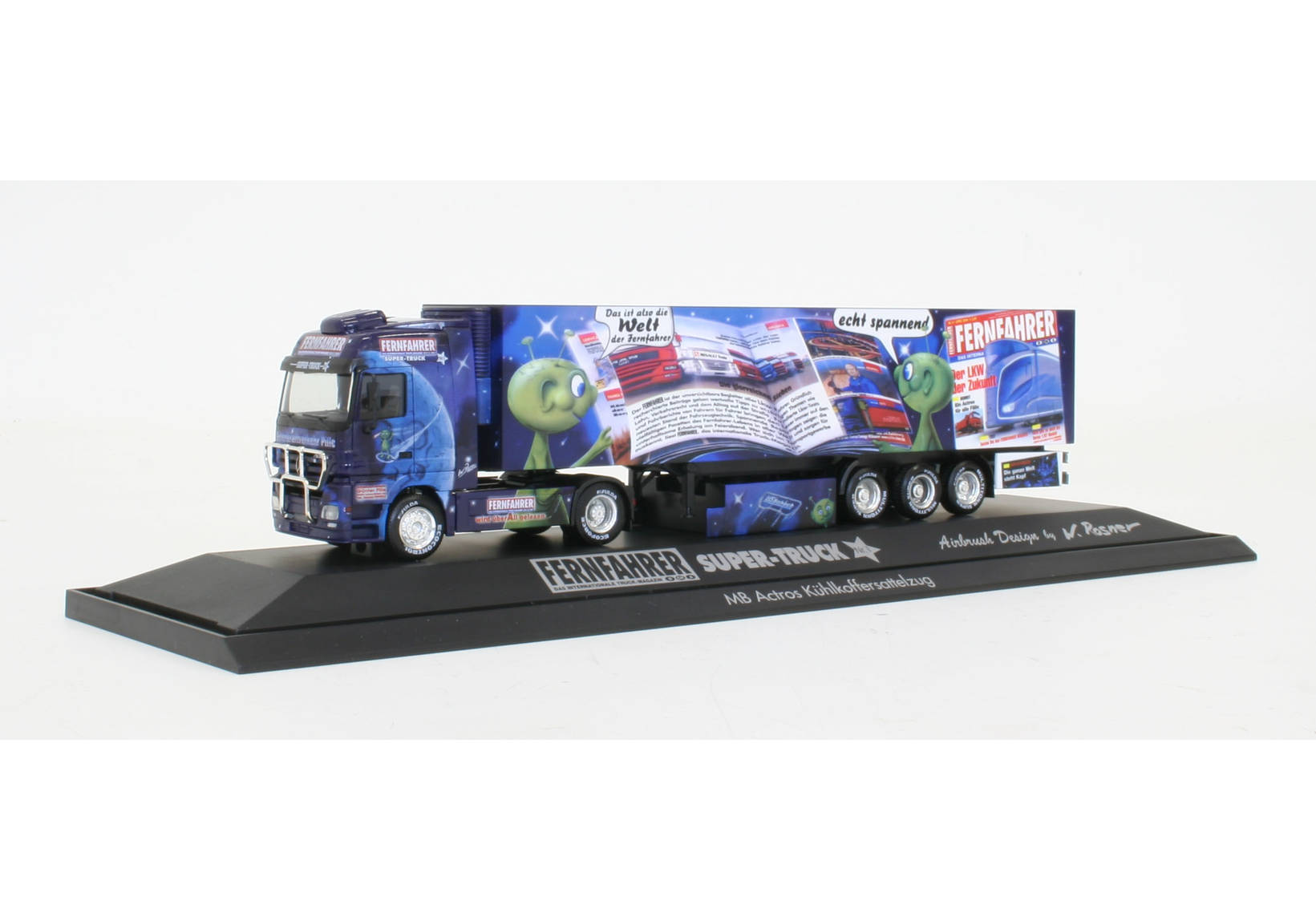 Mercedes-Benz Actros LH box semitrailer "Fernfahrer", PC