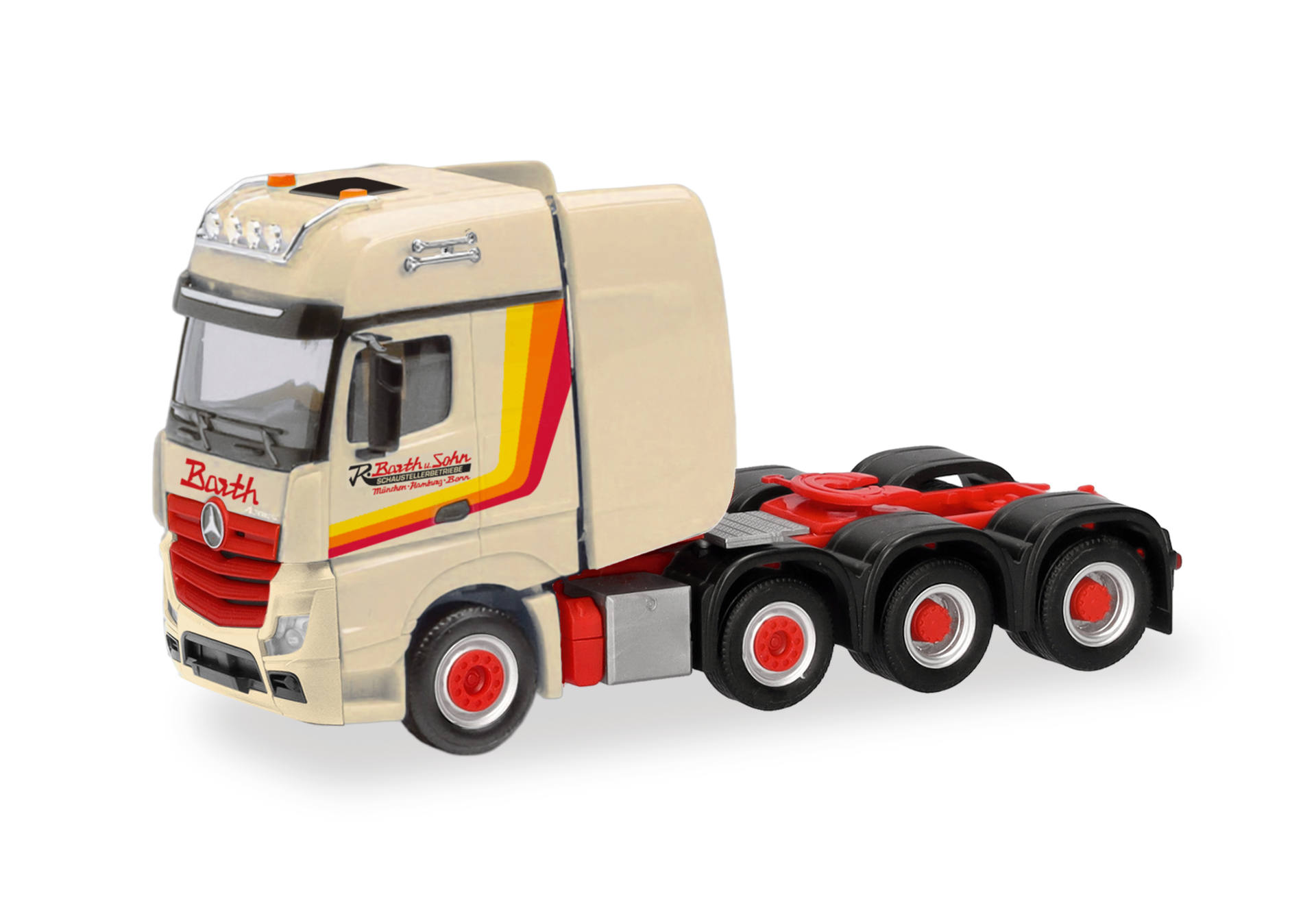Mercedes-Benz Actros Gigaspace heavy-duty tractor 4axles with ballast flatbed