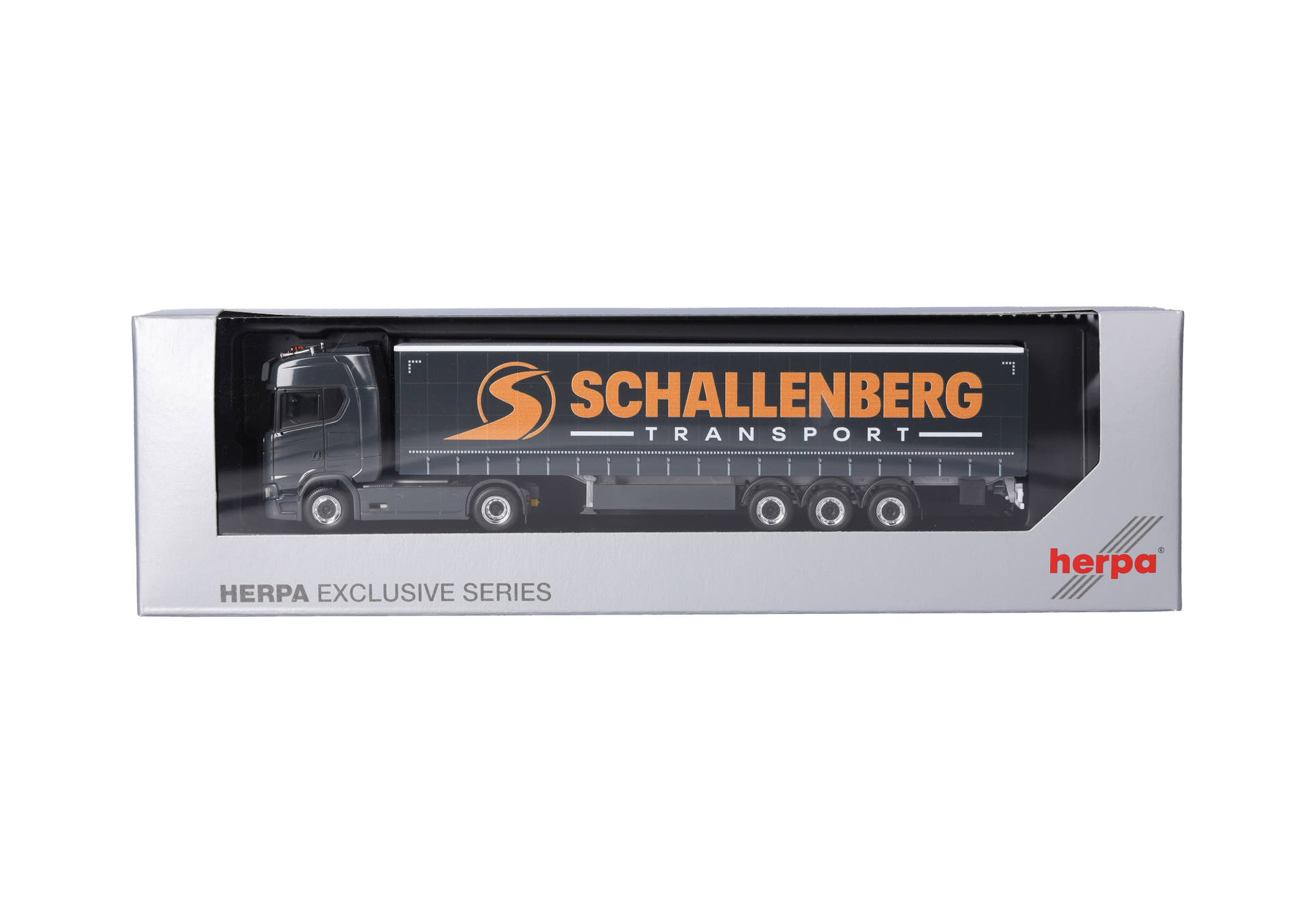 Scania CS 20 HD curtain canvas semitrailer truck "Schallenberger Transport"