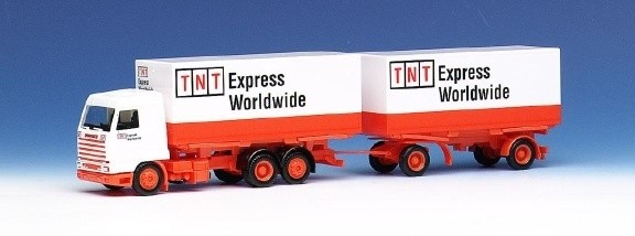 Scania 143 m streamline exchange case trailer train 3A/2A