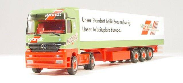 Mercedes-Benz Actros LH canvascover semitrailer "Wandt"