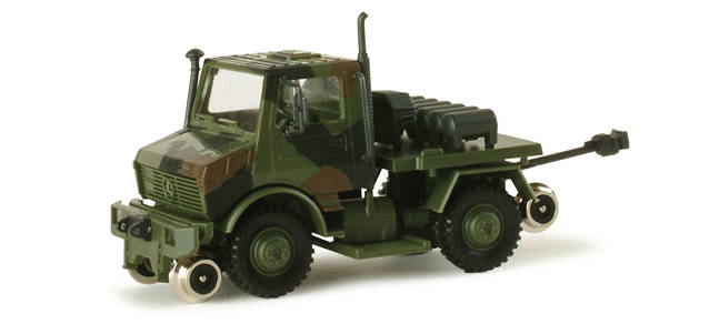 Unimog 2 way BW camouflaged