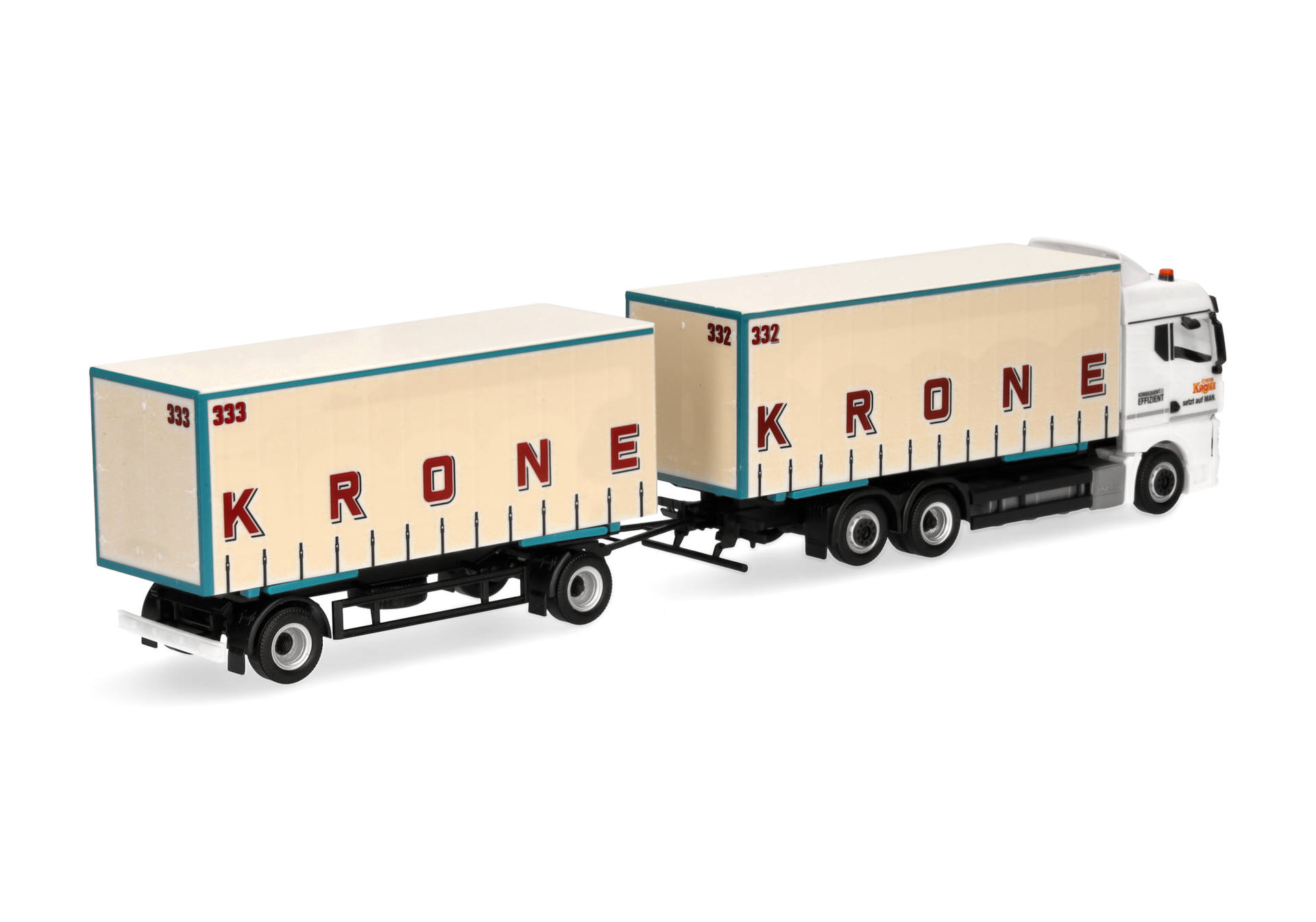 MAN TGX GM Wechselgardinenplanen-Hängerzug "Circus Krone"