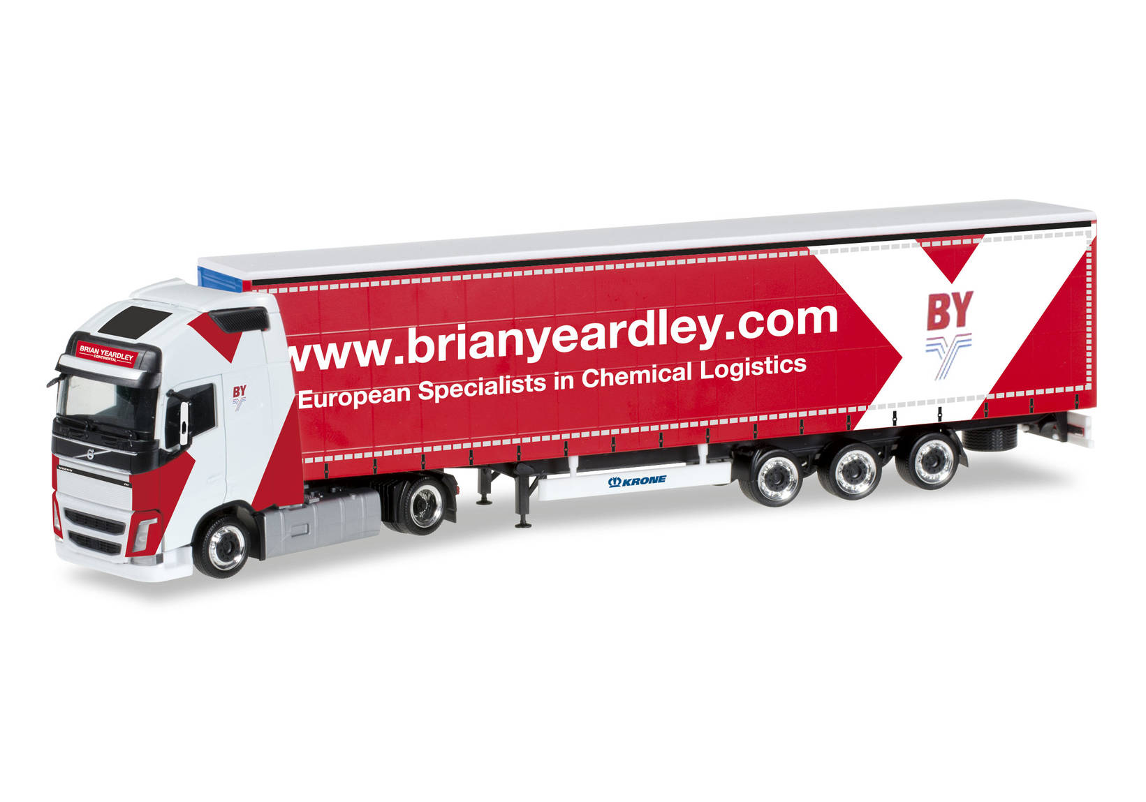 Volvo FH Gl. XL lowliner semitrailer "Brian Yeardley" (GB)