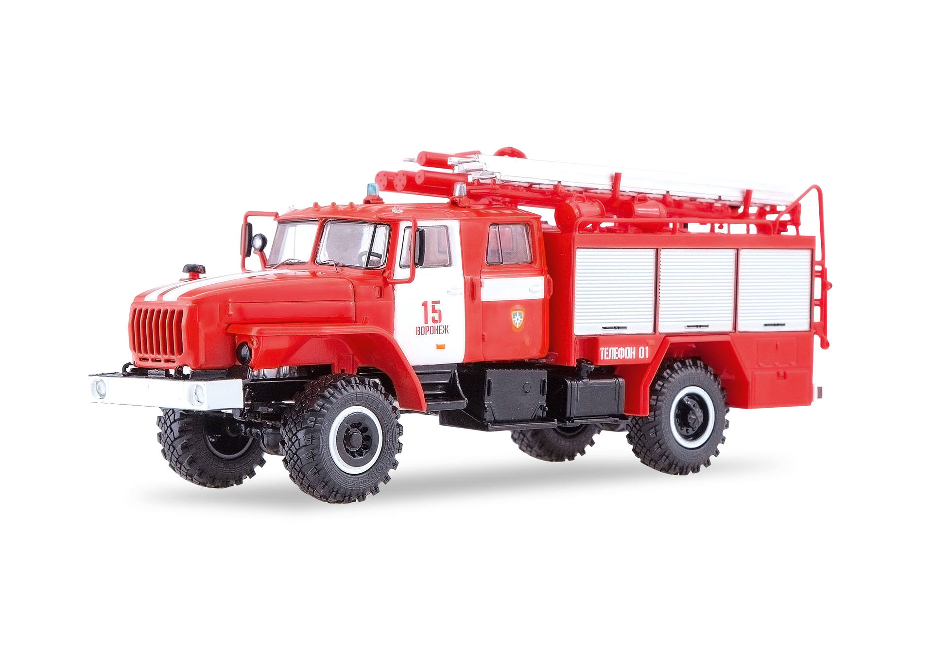 Fire engine truck PSA-2 (URAL-43206) "Woronesch"