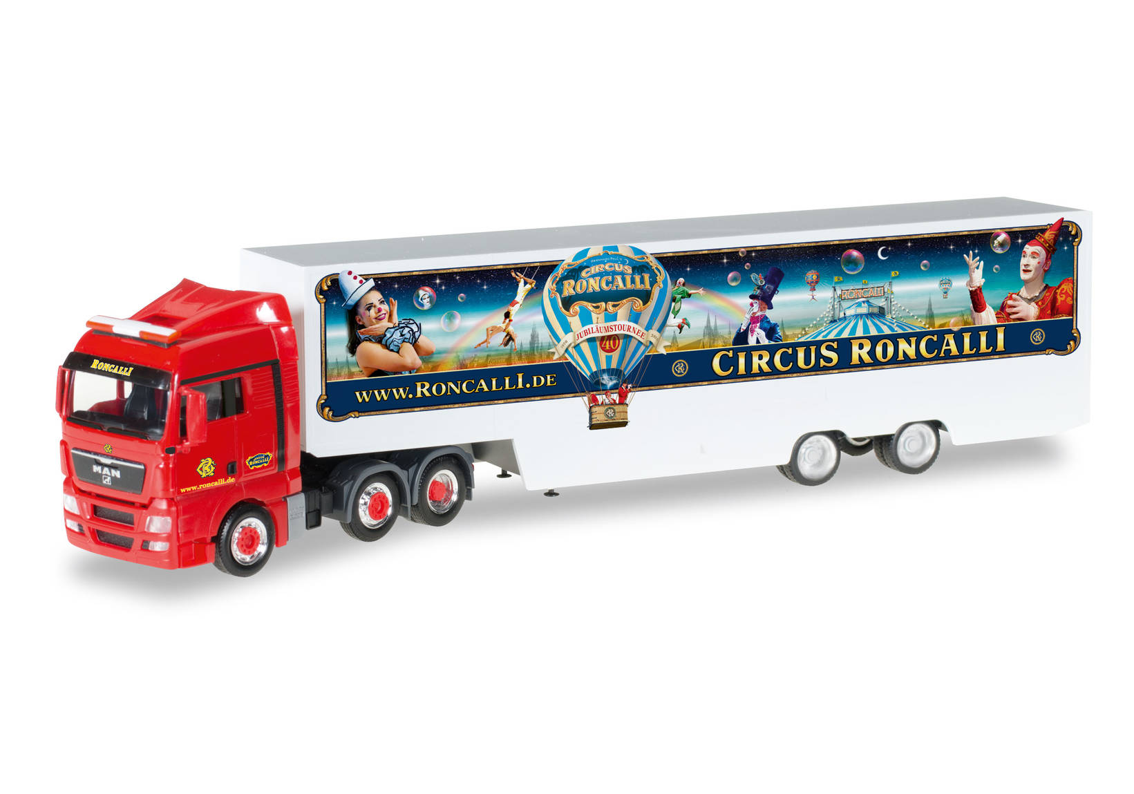 MAN TGX XLX Koffer-Sattelzug "Circus Roncalli"