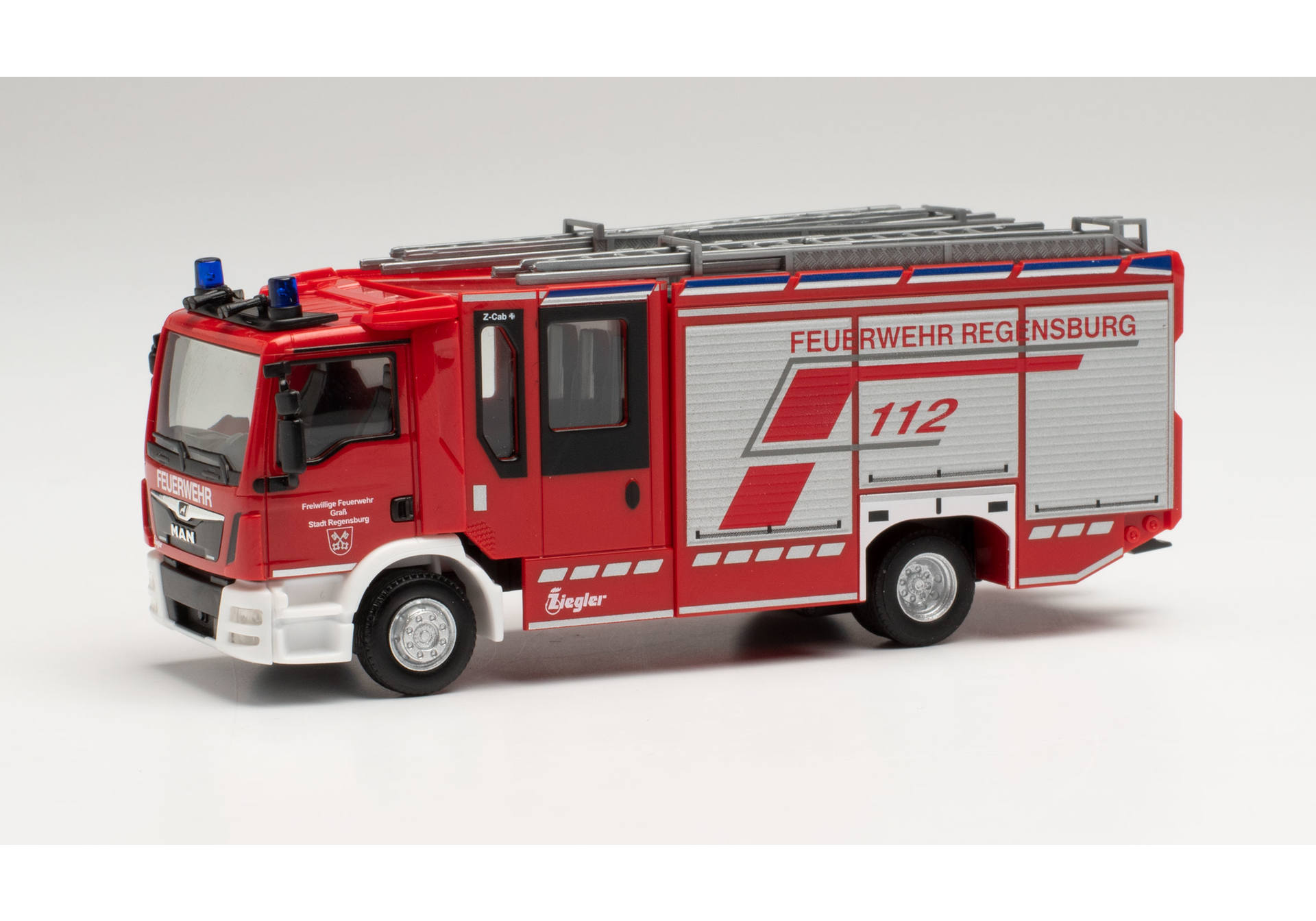 MAN TGM auxiliary firefighting vehicle Regensburg fire department