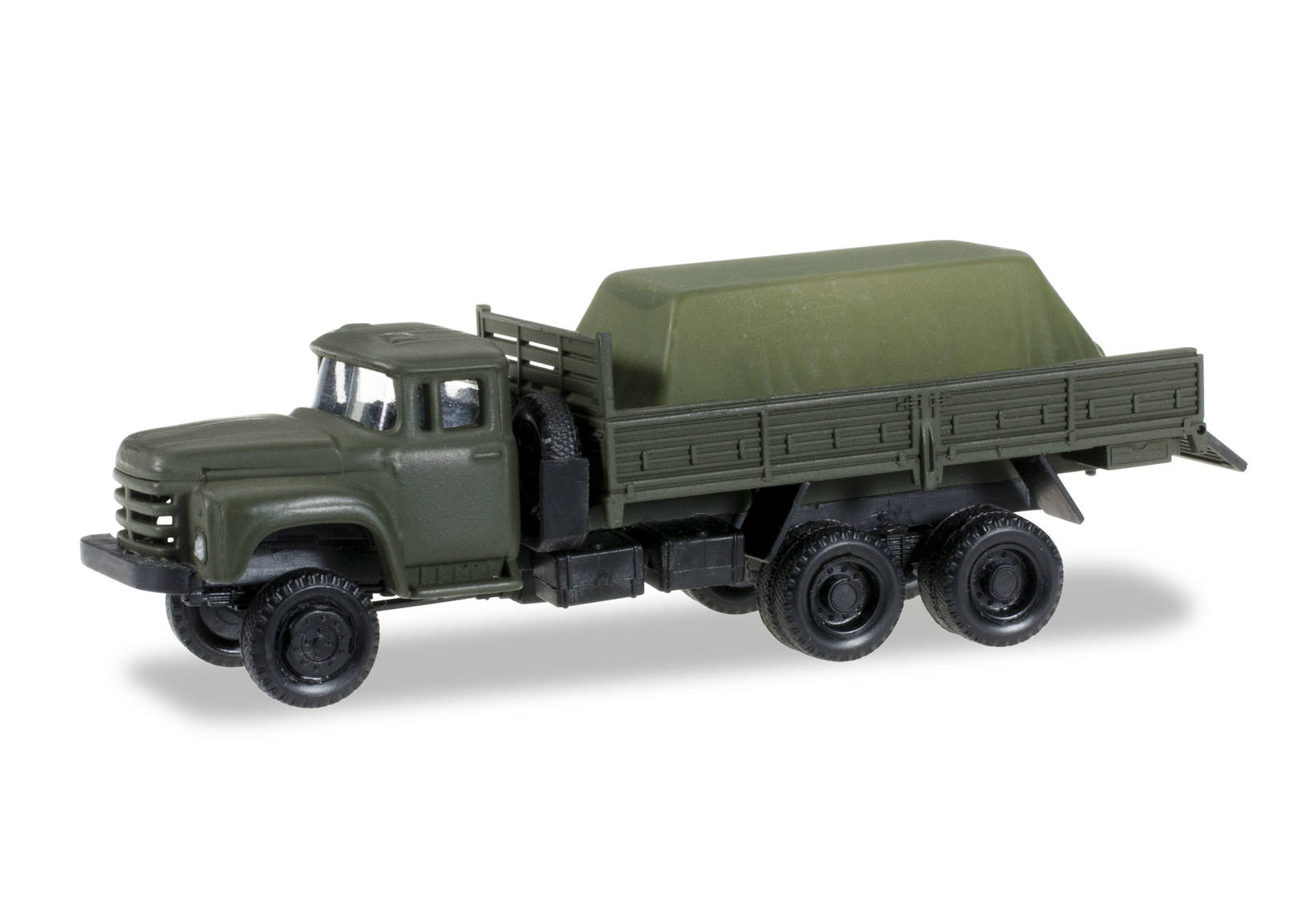 ZIL 133 Gya pick-up truck with load under thecanvas