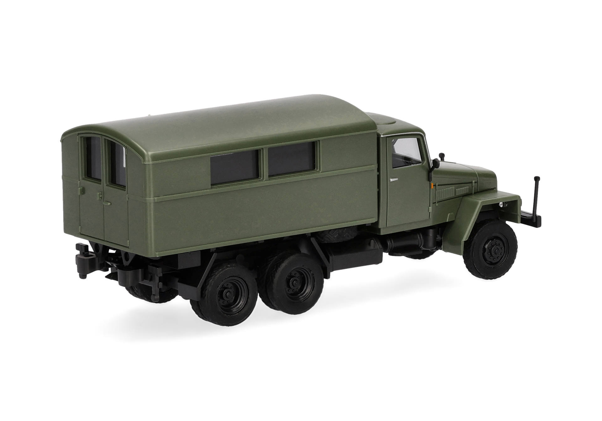 Militärtruck, Wohnwagen, Grün, Anhänger, Modellfahrzeug