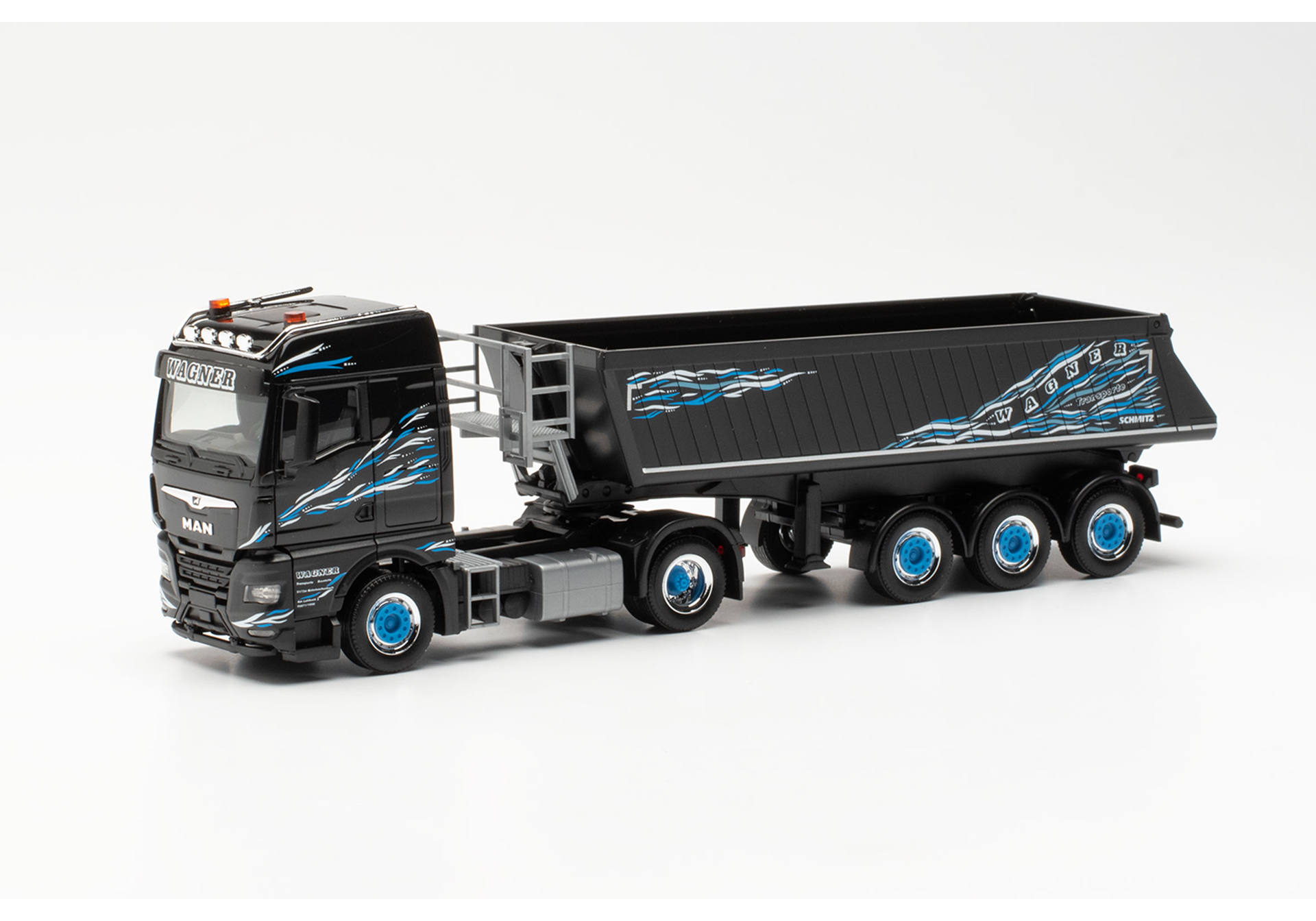 MAN TGX GM 4×4 dump semitrailer Wagner Mitteleschenbach