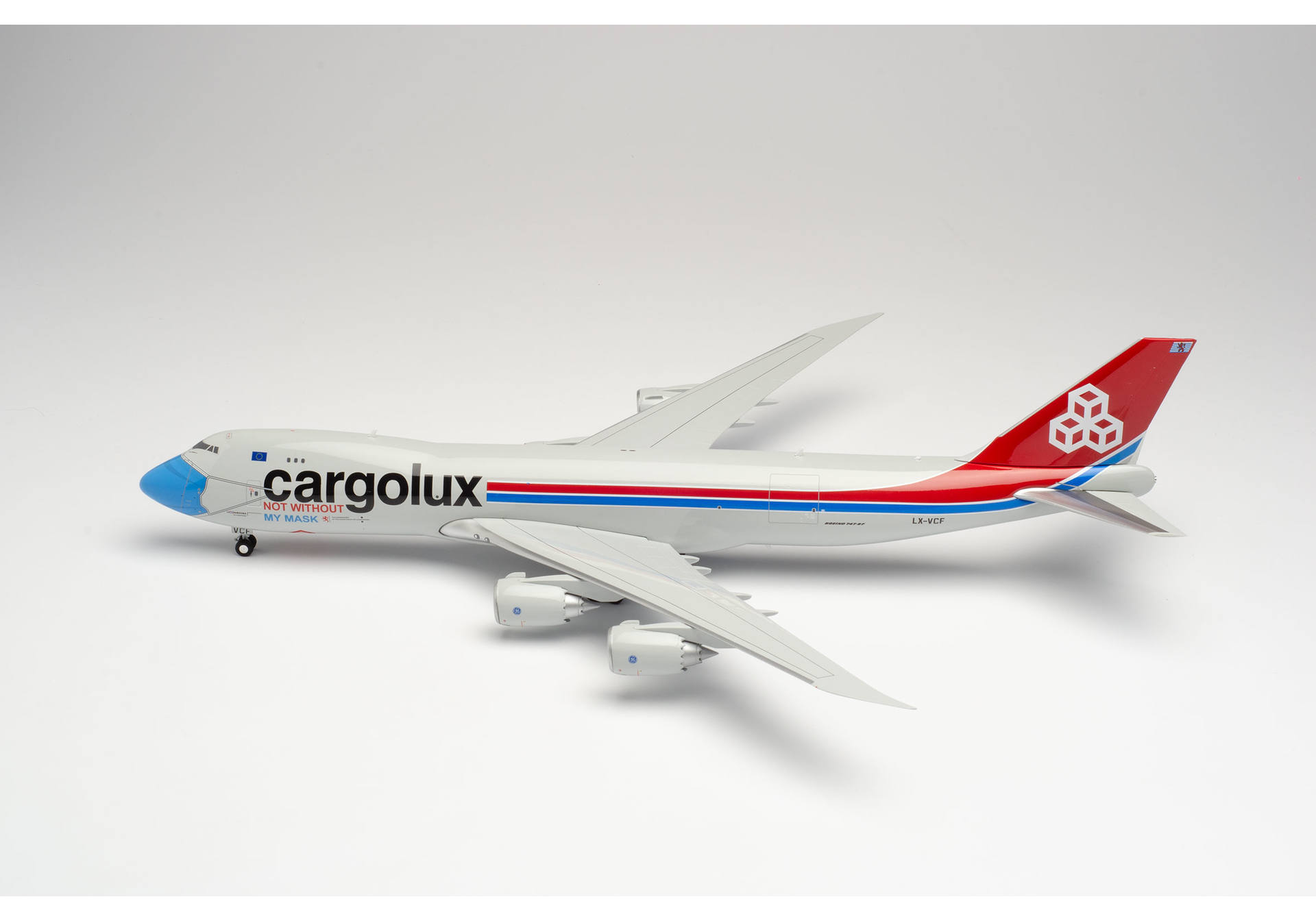 Cargolux Boeing 747-8F “Not Without My Mask” – LX-VCF