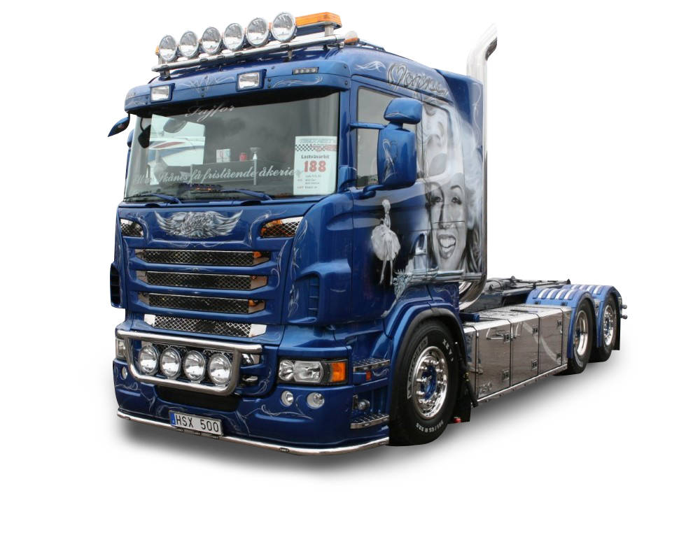 Scania R L roll-off multibucket truck "Mickes"
