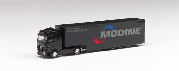 Mercedes-Benz Actros LH box semitrailer "Modine"