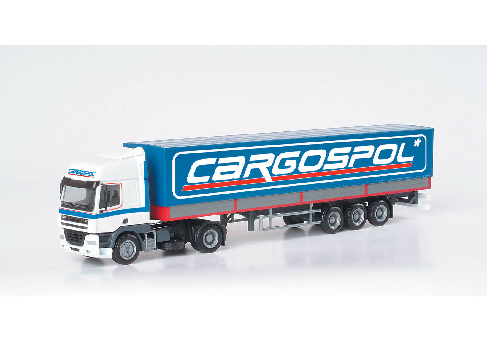 DAF CF curtain canvas semitrailer "Cargospol" (CZ)