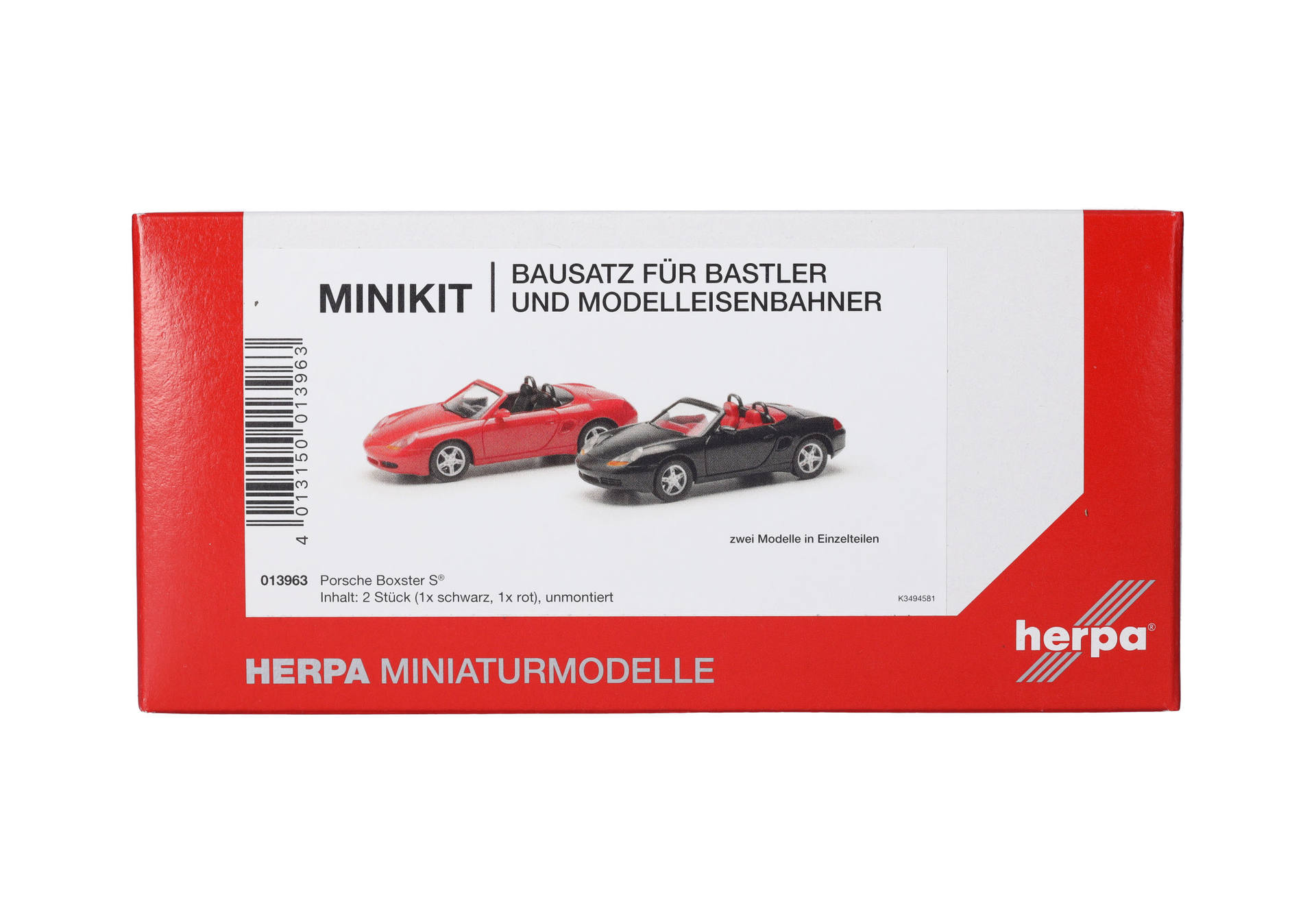 Herpa MiniKit: Porsche Boxster S, 2 Stück