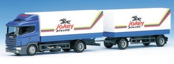 Scania 124 HL platform plane hinged train 2a/2a