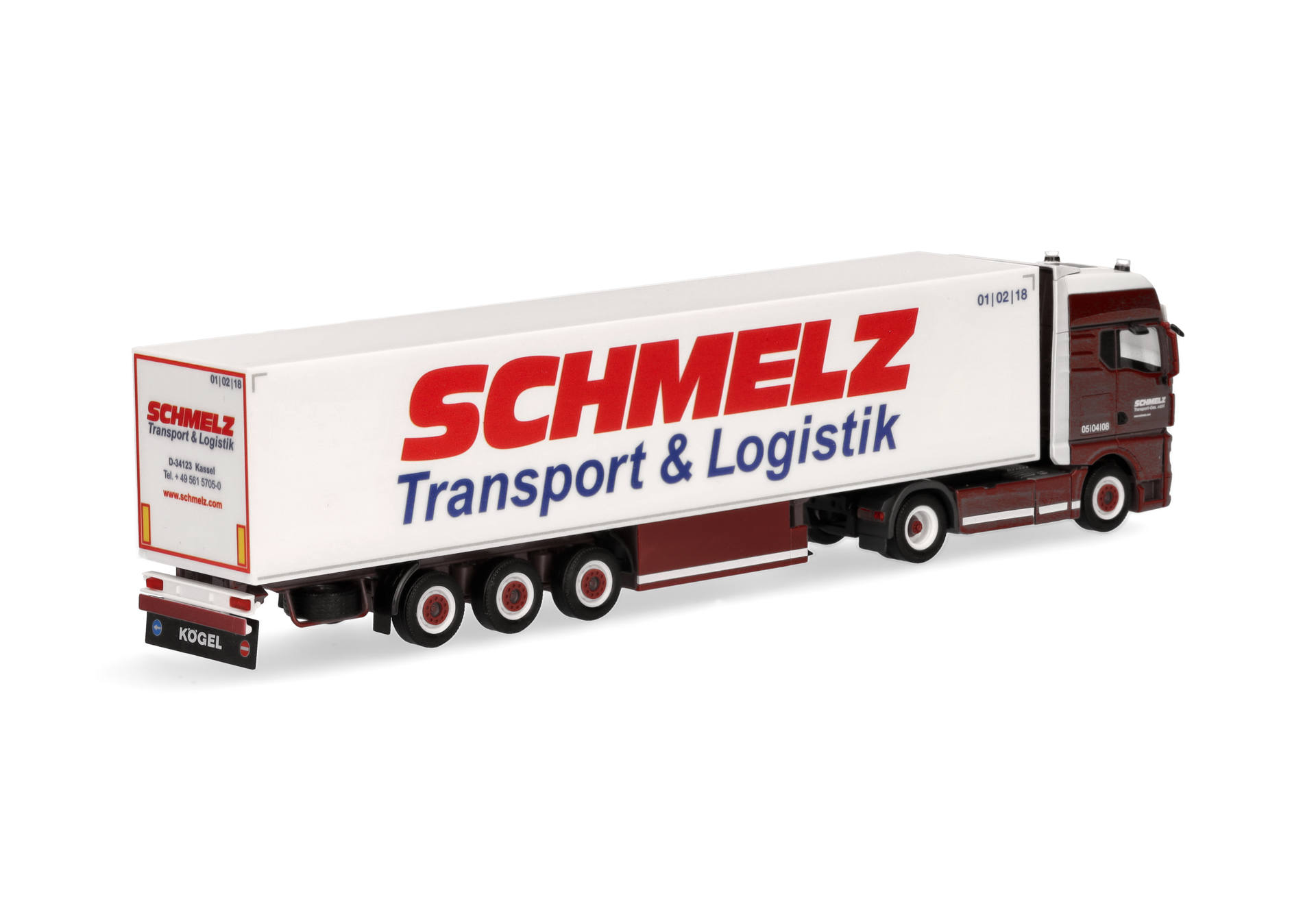 MAN TGX GX Koffer-Sattelzug "Schmelz Kassel" (Hessen/Kassel)