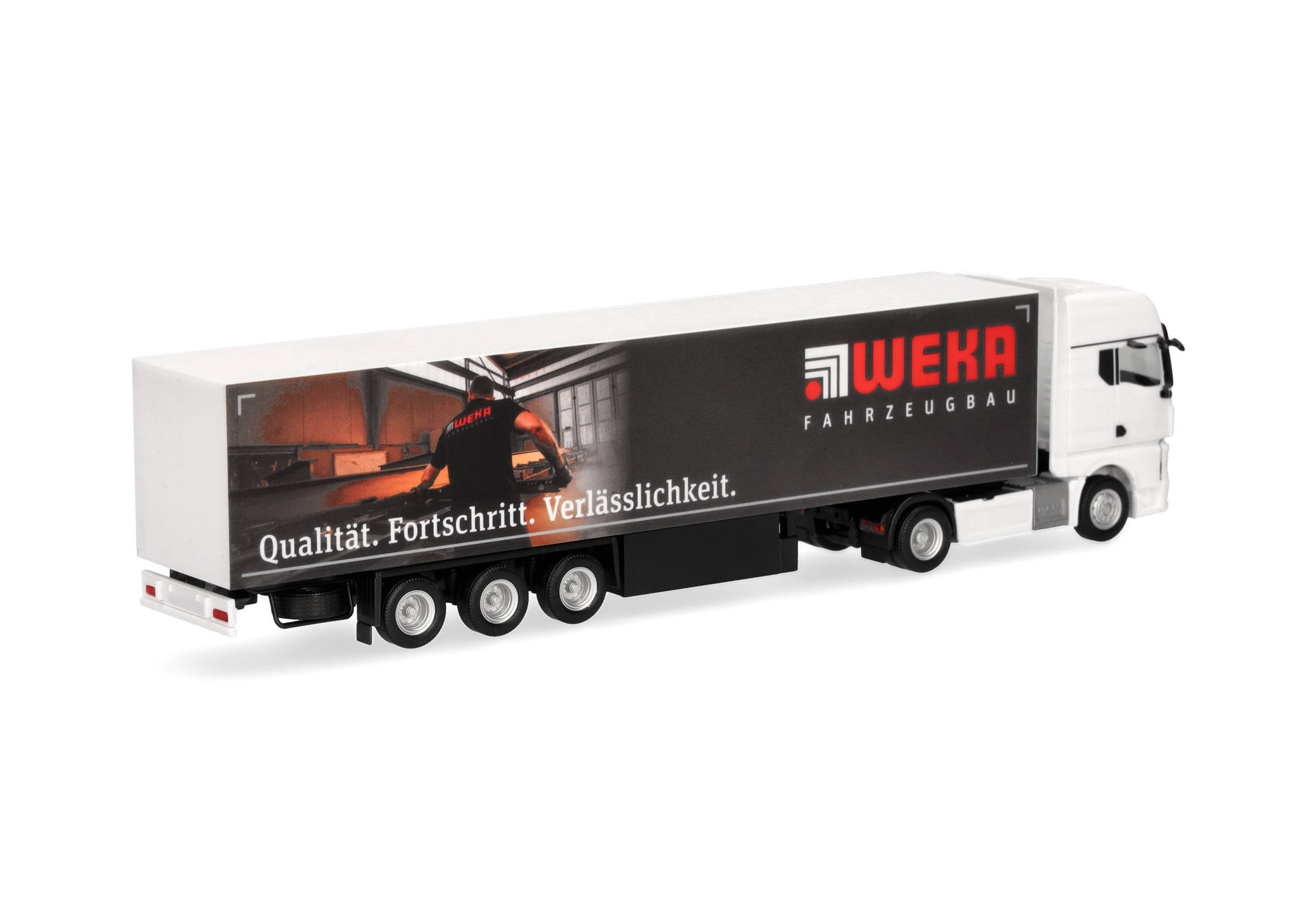 truck, trailer, advertising, white cab, graphic trailer