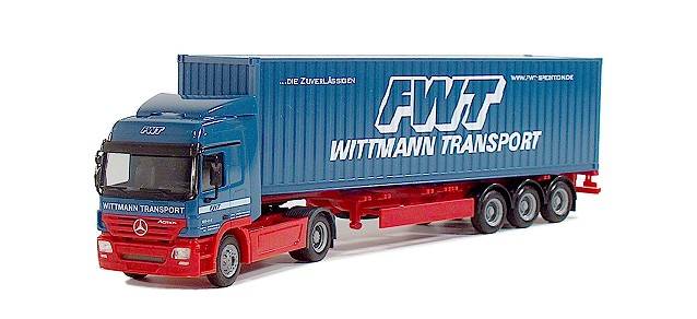 Mercedes-Benz Actros L high cube container semitrailer "FWT"