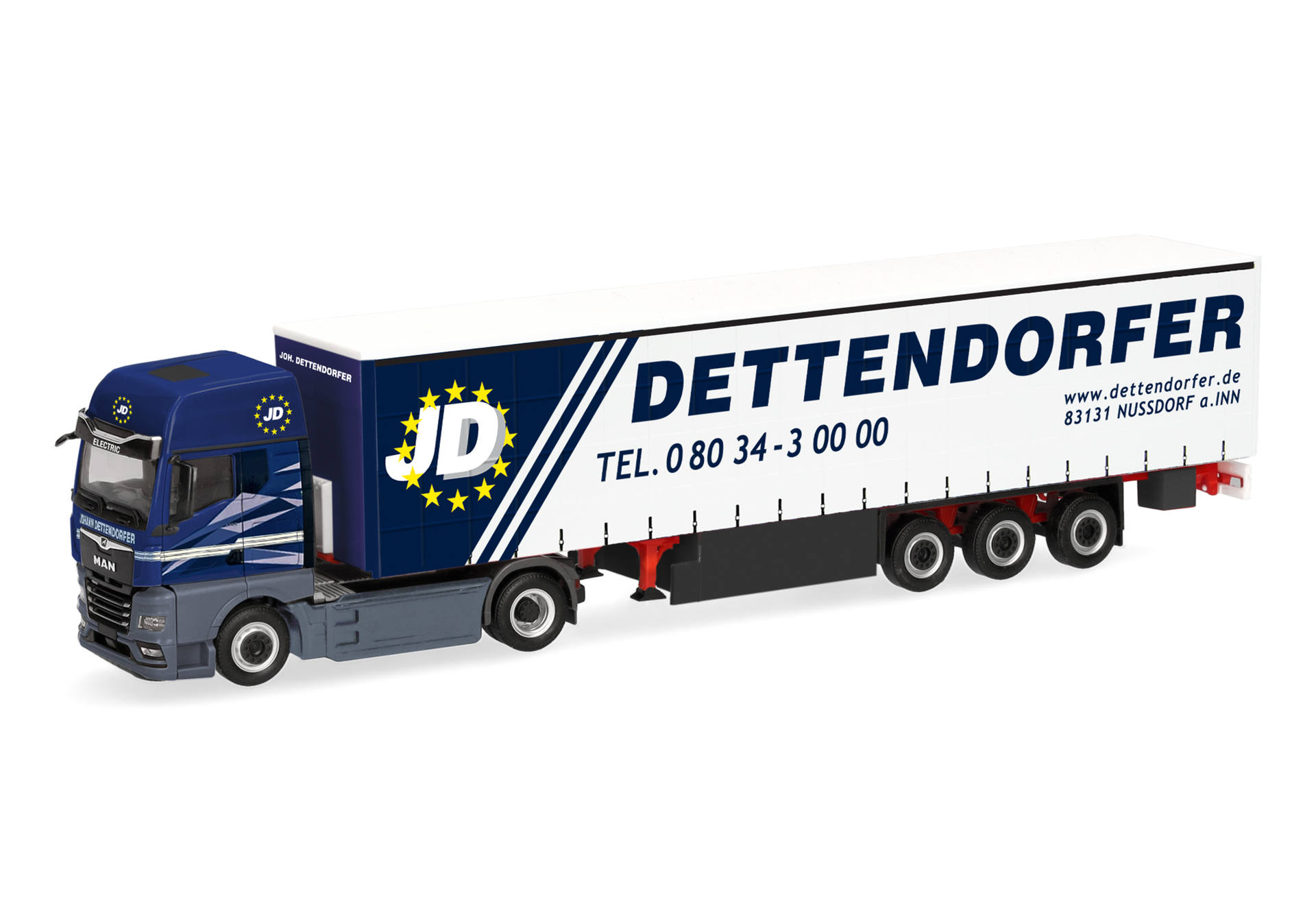 MAN eTGX GX curtain canvas semitrailer "Dettendorfer"