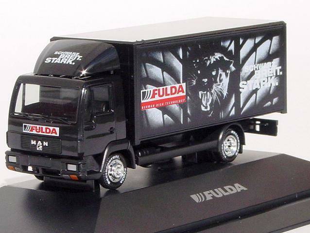 Fulda Trailers Herpa MAN L2000 box trailer FULDA 257398