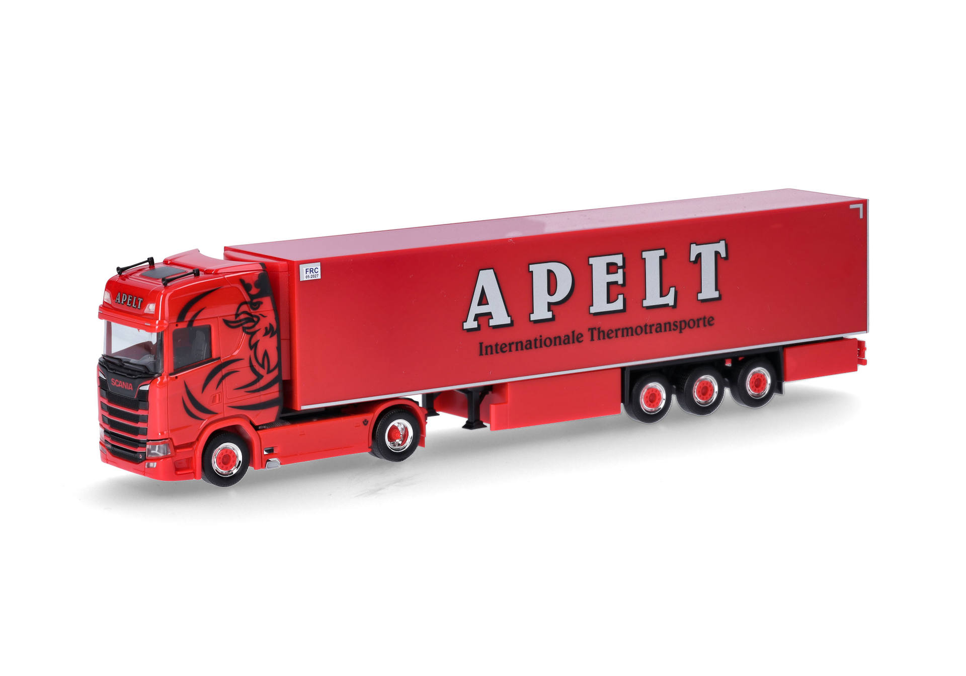 Scania CS 20 HD refrigerated box semitrailer "Apelt"
