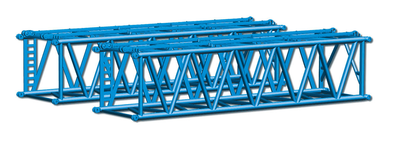 Gittermast S-Ausleger für Liebherr Raupenkran LR1600/2 "Felbermayr" (A) Inhalt: 2 Stück