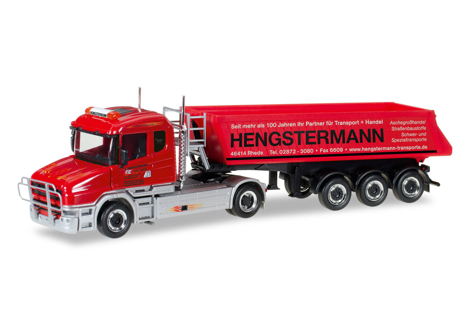 Scania Hauber Schmitz Kipp-Sattelzug "Hengstermann Rhede"