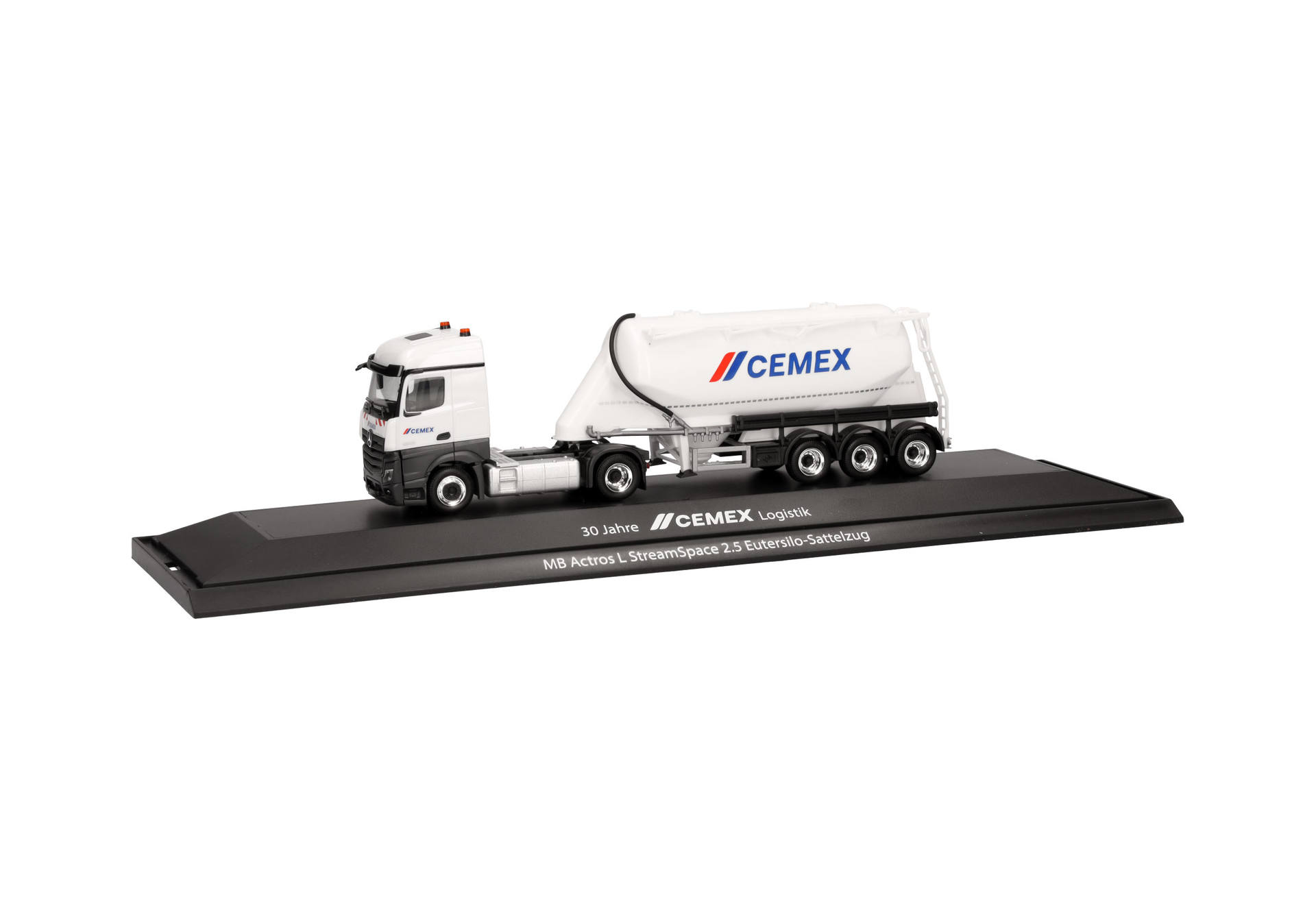 Mercedes-Benz Actros L 18 Streamspace bulk silo semitrailer "Cemex"