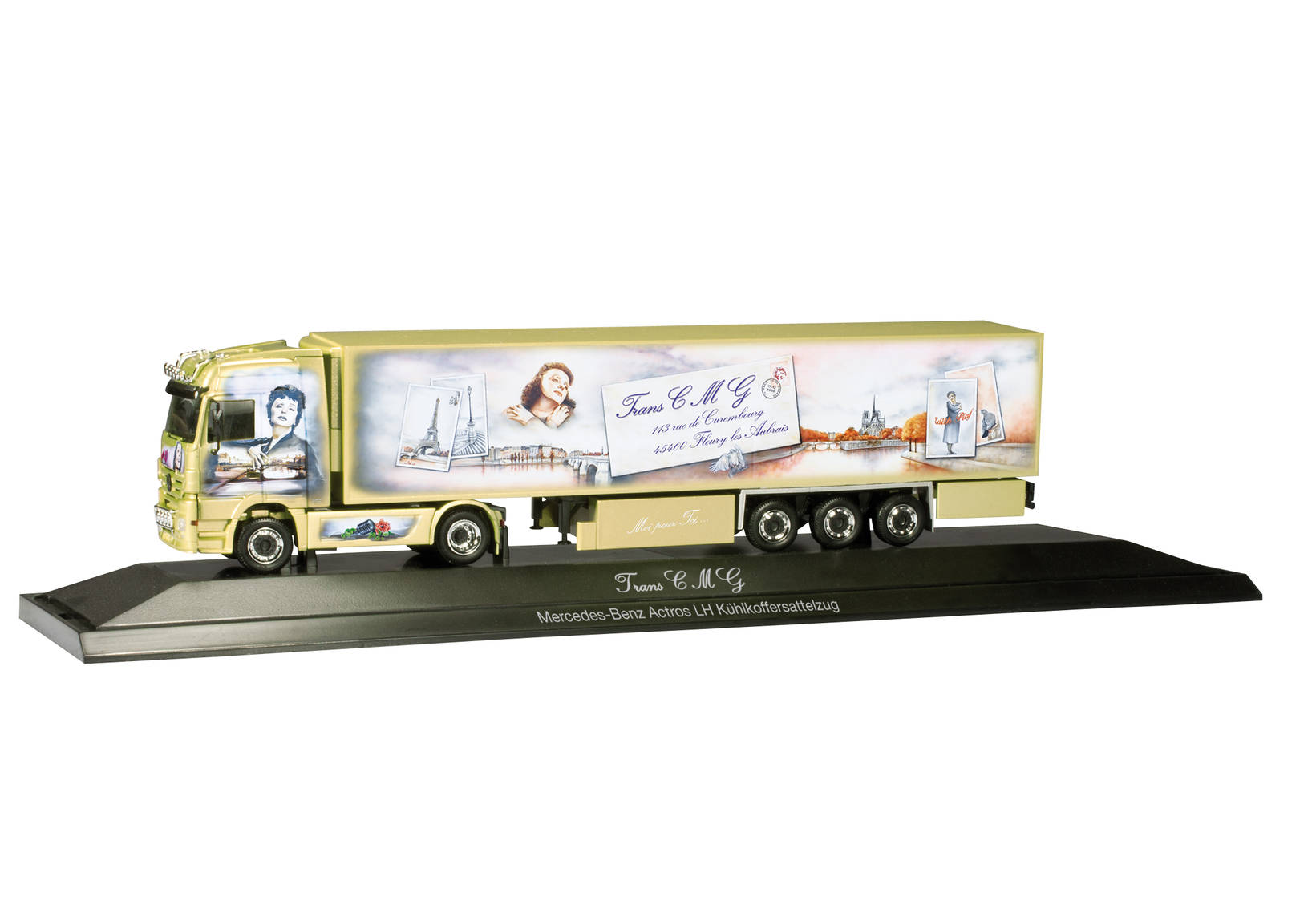 Mercedes-Benz Actros LH refrigerated box trailer "Edith & Marcel" (F)