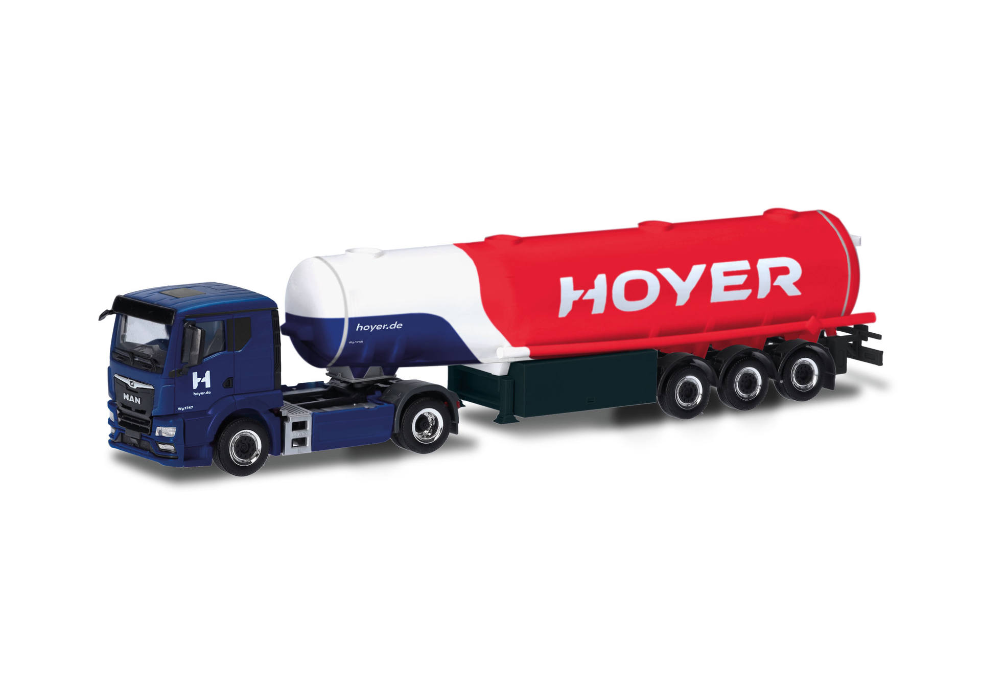 MAN TGS TN petrol tank semitrailer truck "Hoyer"