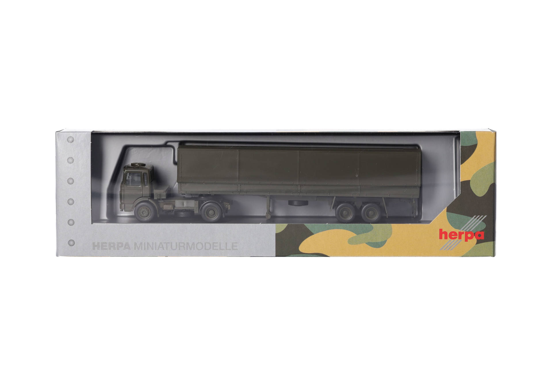 MAN F8 canvas semitrailer truck "Bundeswehr"(German Forces)