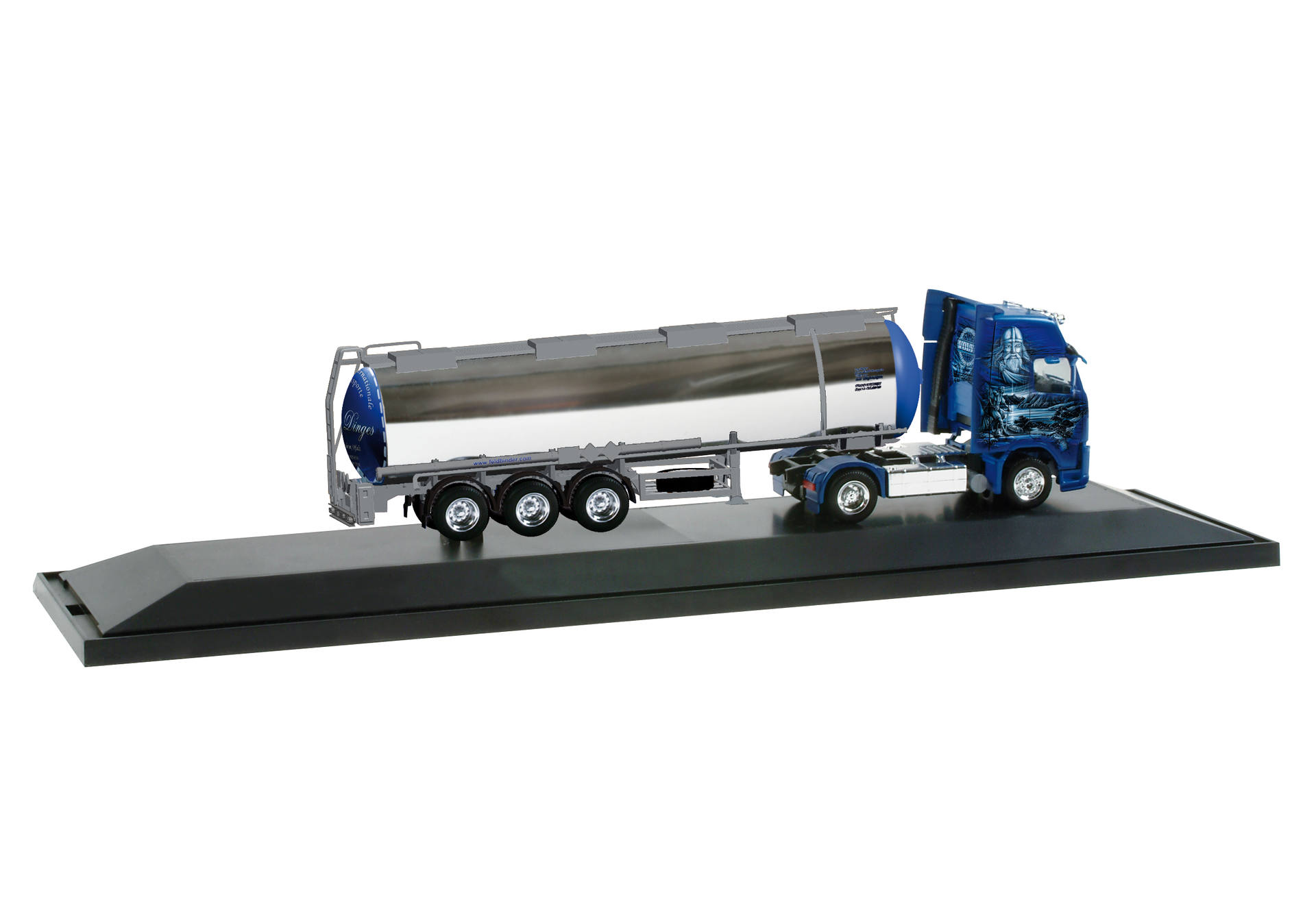 Volvo FH GL XL Chromtank-Sattelzug "Ingo Dinges / The Viking"