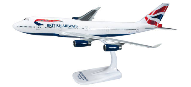 Herpa Wings British Airways Boeing 747-400 