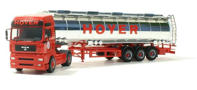 MAN TGA XXL jumbo tank semitrailer "Hoyer"