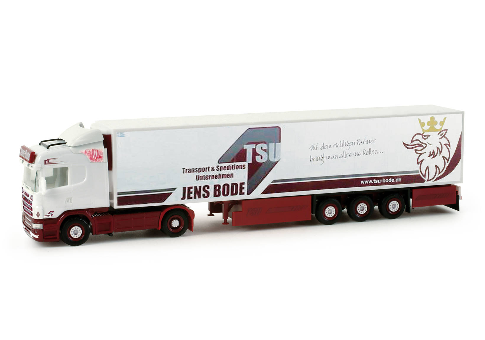 Scania R HL refrigerated box semitrailer "TSU Bode"