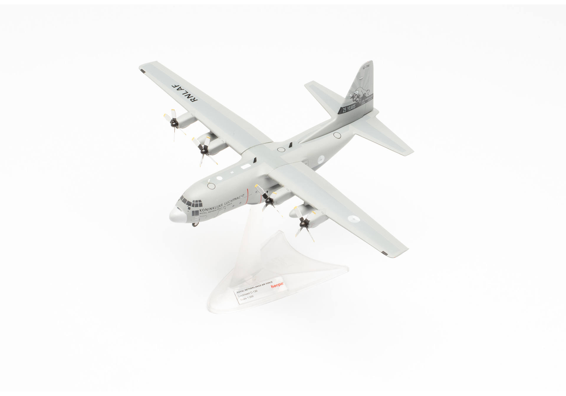Royal Netherlands Air Force Lockheed C-130H Hercules - 336 Squadron “25 Years C-130 Hercules” – G-781