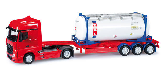Mercedes-Benz Actros Bigspace container semitrailer "TAL"