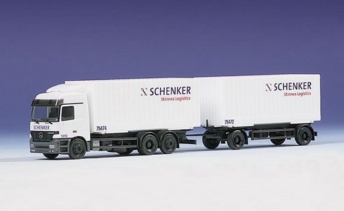 Mercedes-Benz Actros L Exchange case trailer train 3A/2A