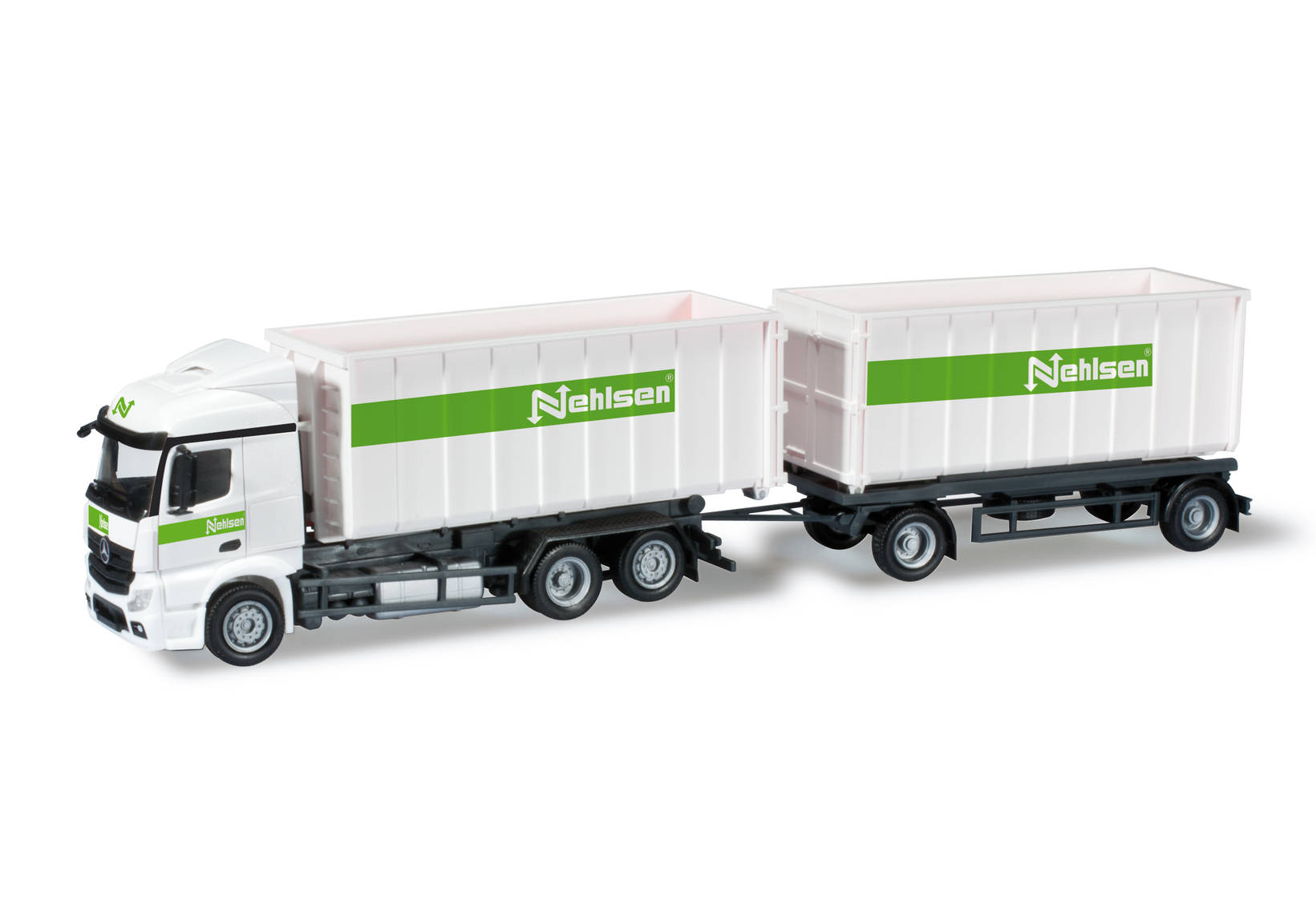 Mercedes-Benz Actros Streamspace 2.3 roll-offmultibucket trailer "Nehlsen Gruppe"