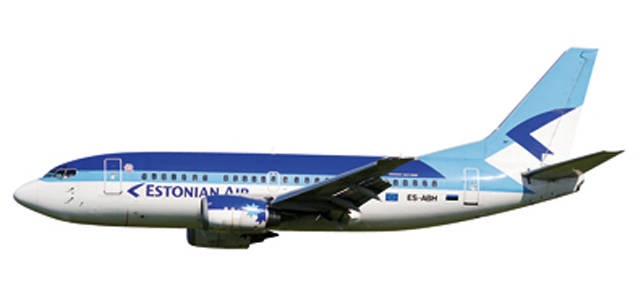 Estonian Air Boeing 737-500. This item comes / came in Wooster branded packaging.