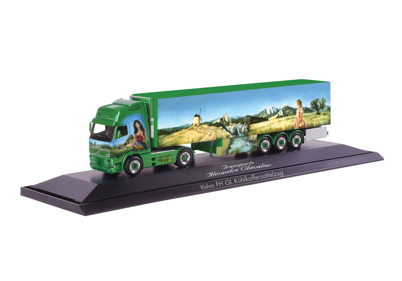 Volvo FH GL refrigerated box semitrailer "Chevalier" (F)
