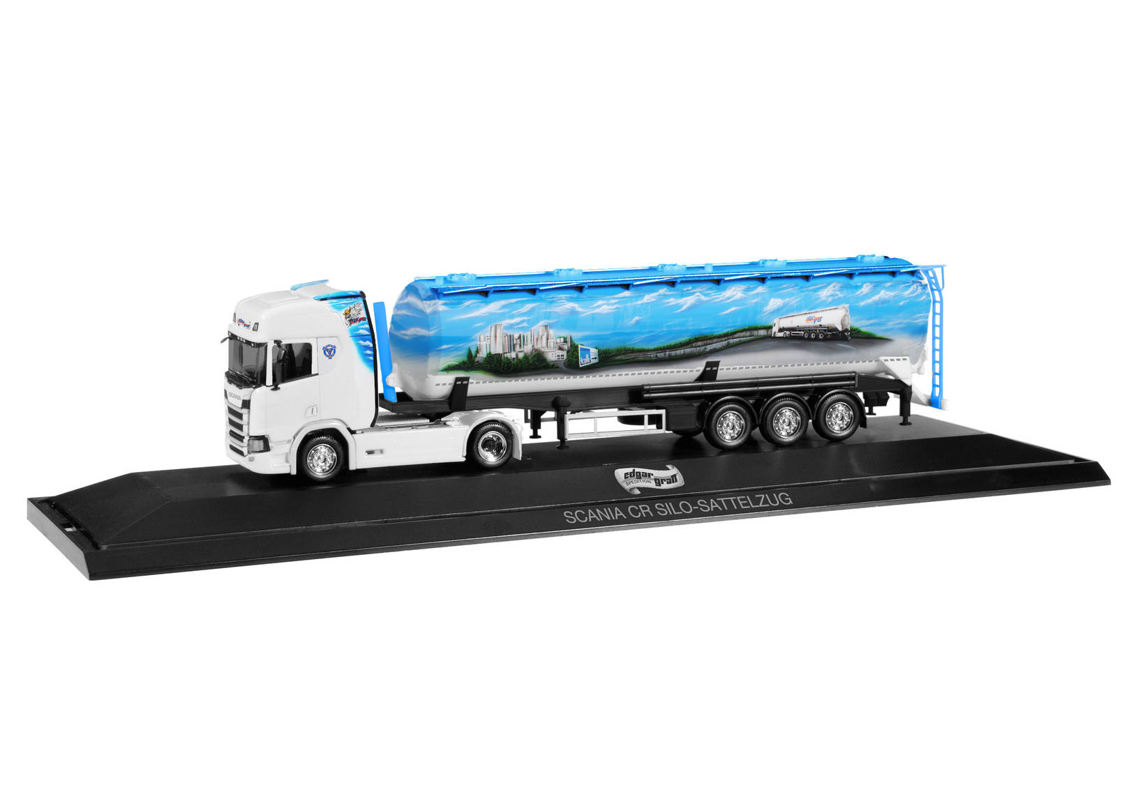 Scania CR HD Silo-Sattelzug "Edgar Graß"