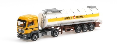 Man TGS bitumumen tank saddle train