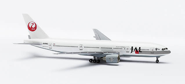 JAL VEGA Boeing 777-200 (with base and wheels)