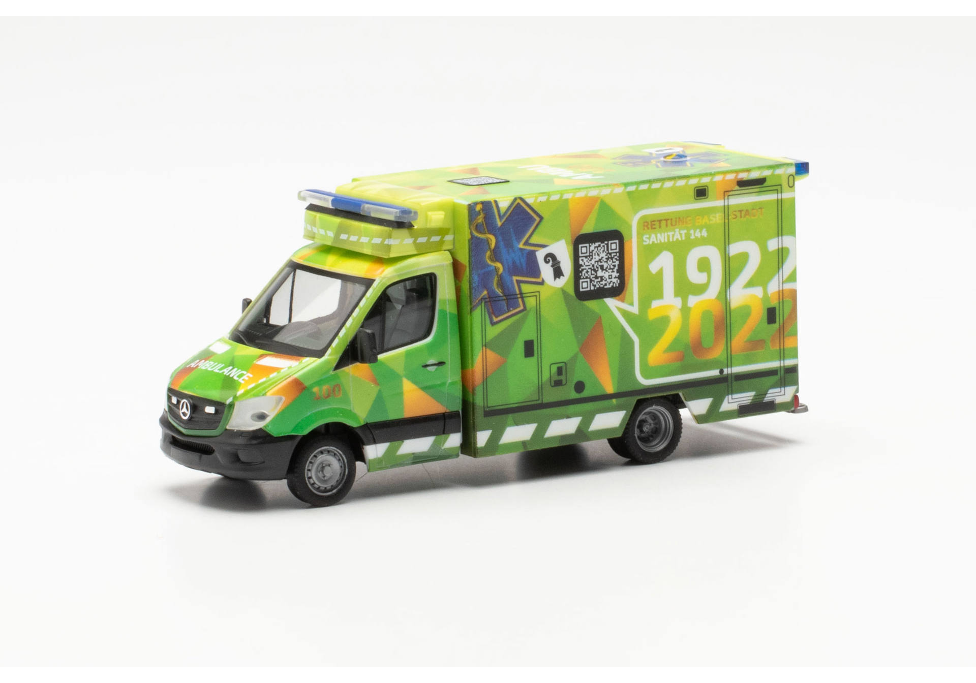 Mercedes-Benz Sprinter 13 RTW "Ambulance Rettung Basel-Stadt/100 Joor"