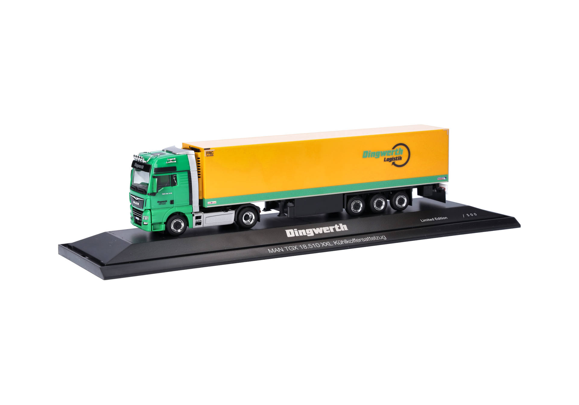 MAN TGX XXL E6c refrigerated box semitrailer Dingwert"